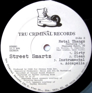 Metal Thangz - Street Smartz (Ft. F.T., O.C. & Pharoahe Monch)