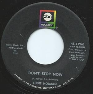 Don’t Stop Now - Eddie Holman