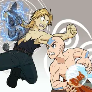 Aang VS Edward Elric (Deathbattle Rap) - GameboyJones (Ft. JT Music & None Like Joshua)