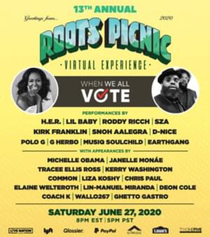 Live Intro Performance | 2020 Roots Picnic Virtual Experience - Black Thought (Ft. ?uestlove)