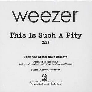 This is Such a Pity - Weezer