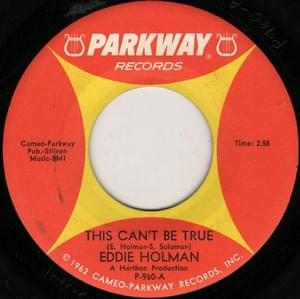 This Can’t Be True - Eddie Holman