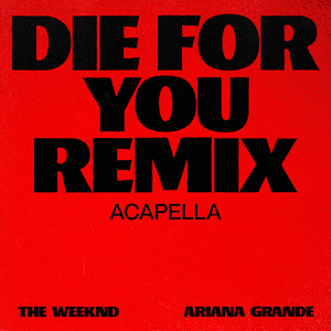 Die For You (Remix Acapella) - The Weeknd & Ariana Grande