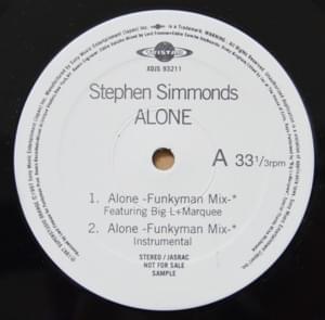 Alone (Funkyman Mix) - Stephen Simmonds (Ft. Big L & Marquee)