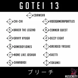 Gotei 13 - None Like Joshua (Ft. Baker The Legend, Cam Steady, CDawgVA, Chi-Chi (USA), Connor Quest!, DizzyEight, Dreaded Yasuke, GameboyJones, Musicality, Shwabadi, Sketti, Toku Mei & Twisted Savvy)