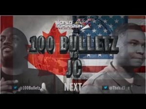 100 Bulletz vs JC - King of the Dot (Ft. 100 Bulletz & JC (Battle Rapper))