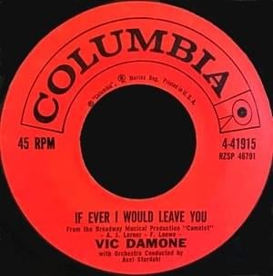 If Ever I Would Leave You - Vic Damone