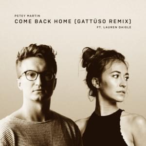 Come Back Home (GATTÜSO Remix) - Petey Martin & Lauren Daigle