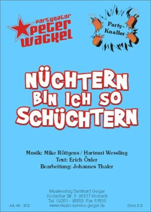 Nüchtern bin ich so schüchtern - Peter Wackel