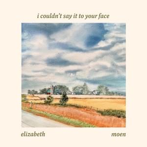 I Couldn’t Say It To Your Face - Elizabeth Moen