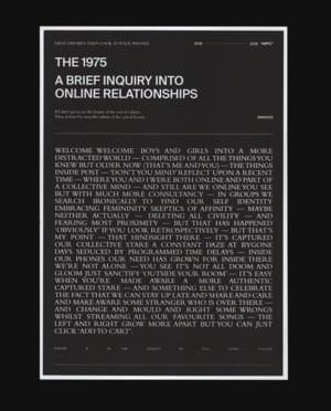 A Brief Inquiry Into Online Relationships - The 1975