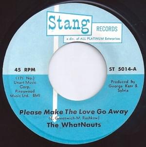 Please Make The Love Go Away - The Whatnauts