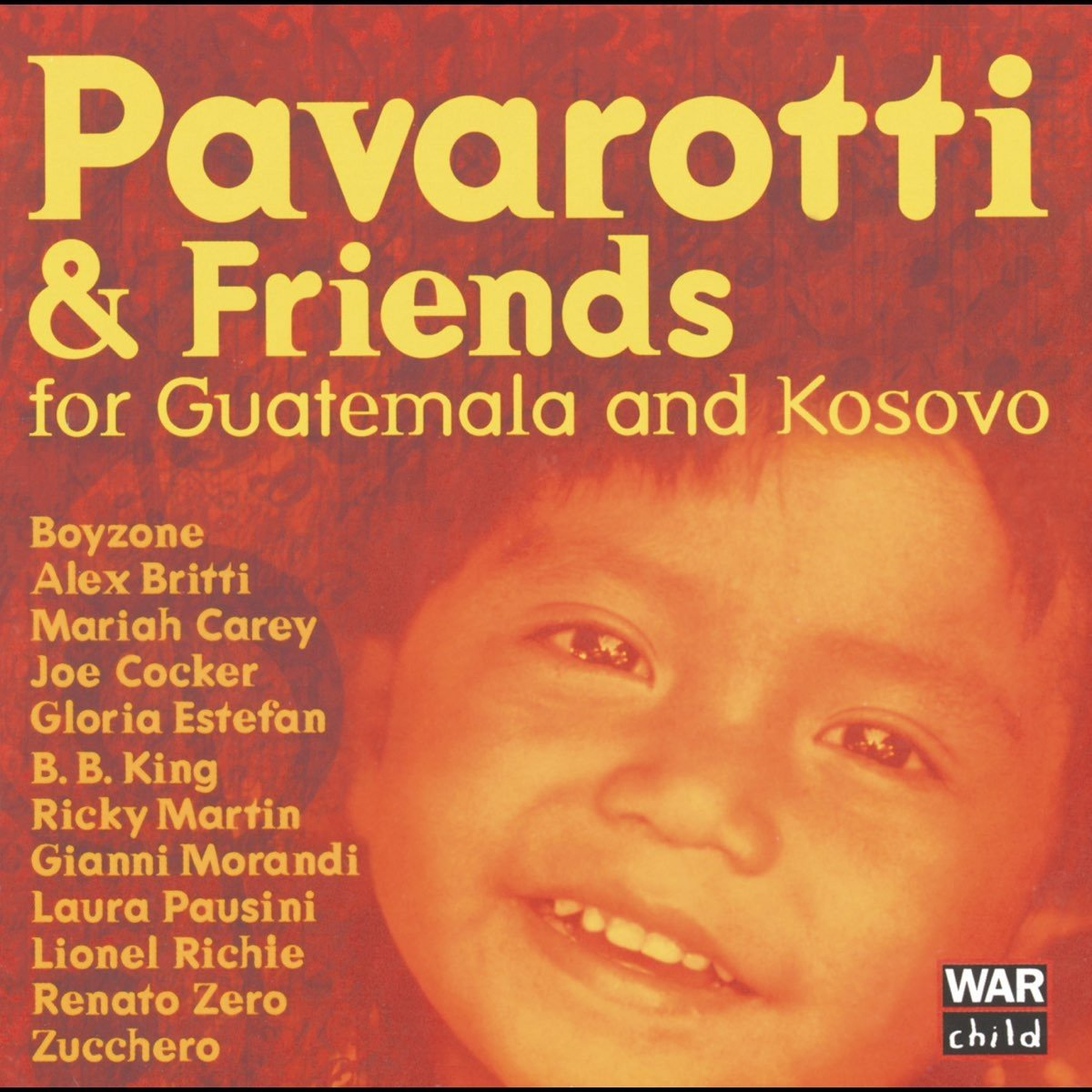 We Are The World (Live) - Luciano Pavarotti (Ft. Alex Britti, B.B. King, Boyzone, Gloria Estefan, Joe Cocker, Laura Pausini, Lionel Richie, Mariah Carey, Renato Zero, Ricky Martin & Zucchero)