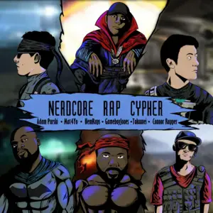 Nerdcore Rap Cypher - Adam Purski (Ft. Connor Quest!, GameboyJones, Mat4yo, NemRaps & Toku Mei)