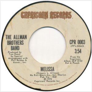 Melissa - The Allman Brothers Band